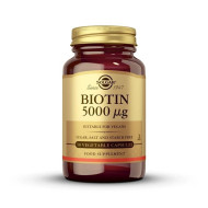 Biotina Vitamina B8 5000 µg 100 càpsules vegetals Solgar