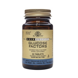 Gold Specifics Glucose Factors con Cromo, Fenogreco y Momordica 60 comprimidos Solgar