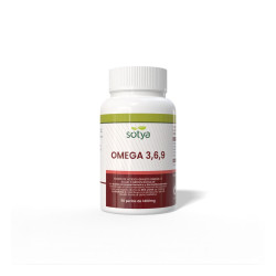 Omega 3-6-9 Pescado, Lino y Onagra 50 perlas de 1400 mg Sotya