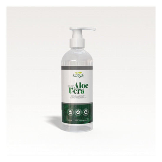 Gel de Aloe Vera con Camomila y Ácido Hialurónico 500 ml Sotya