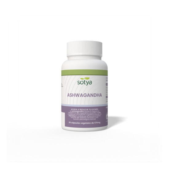 Ashwagandha with Vitamin C and Zinc 60 vegetable capsules of 570 mg Sotya