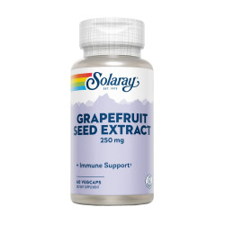 Extracto de Semilla de Pomelo con Vitamina C y Zinc 60 cápsulas vegetales Solaray