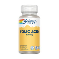 Acide Folique (Folate) 800 mcg 100 gélules végétales Solaray