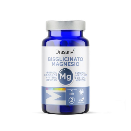 Bisglycinate de Magnésium 250 mg 60 comprimés Mineral Drasanvi