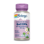 Bacopa monnieri 100 mg 60 cápsulas vegetales Solaray