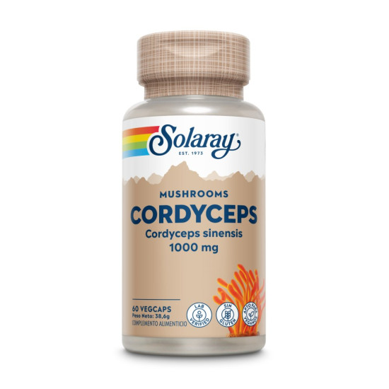 Cordyceps sinensis 500 mg 60 vegetable capsules Solaray