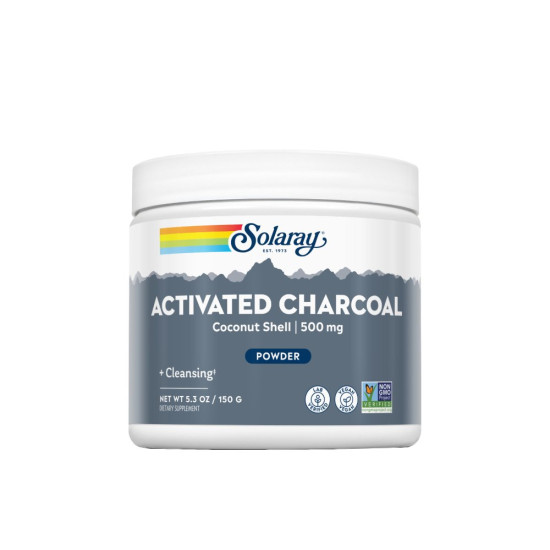 Activated Coconut Charcoal powder 150 g Solaray