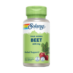 Raíz de Remolacha Beet Root 605 mg 100 cápsulas vegetales Solaray