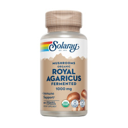 Royal Agaricus Champiñón del Sol Agaricus blazei 500 mg 60 cápsulas Solaray