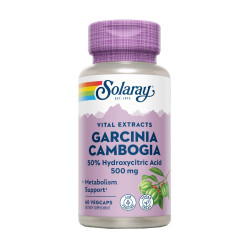 Garcinia Cambogia 500 mg 50% HCA 60 cápsulas vegetales Solaray