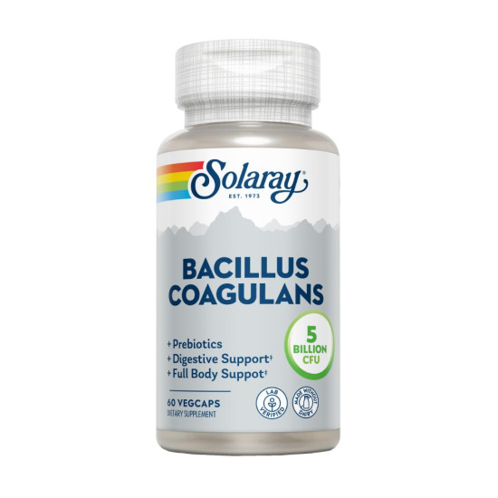 Bacillus Coagulans amb Inulina 60 càpsules vegetals Solaray
