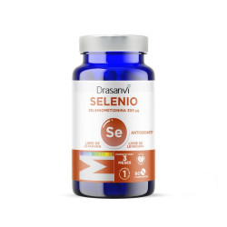 Mineral Sélénométhionine Sélénium avec Vitamines C et E et Fer 90 comprimés Drasanvi