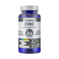 Mineral Bisglycinate de Zinc 20 mg 90 comprimés Drasanvi