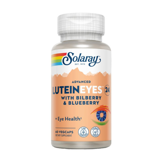 Advanced Lutein Eyes Luteïna 24 mg amb Mirtil 60 càpsules vegetals Solaray