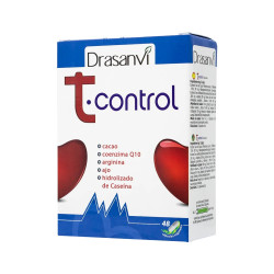 T-Control Cacao, Ajo, Acerola y Coenzima Q10 48 cápsulas Drasanvi