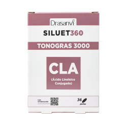 Siluet 360º CLA Tonogras 3000 Acide Linoléique Conjugué 36 perles Drasanvi