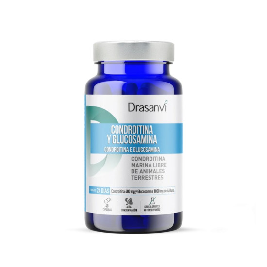 Chondroïtine et Glucosamine 48 gélules Nutrabasics Drasanvi