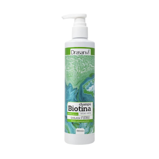 Xampú Biotina i Aloe Vera per a Cabell Gras 300 ml Drasanvi