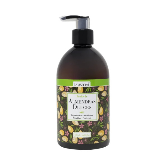 Aceite de Almendras Dulces para Piel y Cabello 500 ml Drasanvi