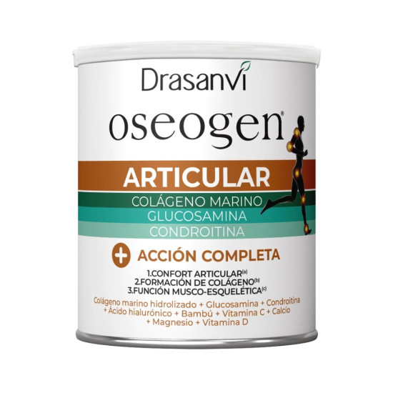 Oseogen Articular Collagène, Glucosamine et Chondroïtine en Poudre 375 g Drasanvi