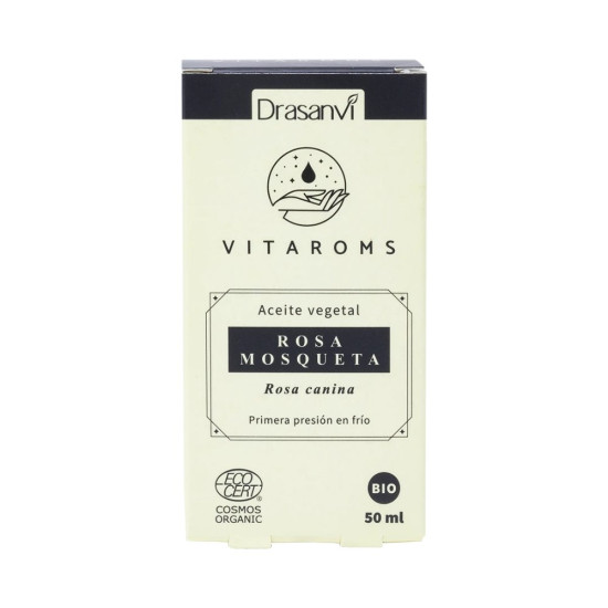 Aceite Vegetal de Rosa Mosqueta Bio Cosmos Organic 50 ml Vitaroms Drasanvi