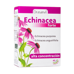 Equinácea Forte Purpurea y Angustifolia 45 cápsulas vegetales Drasanvi