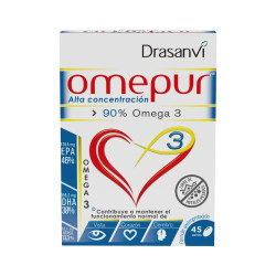 Omepur 3 Oméga 3 EPA et DHA 45 capsules molles Drasanvi