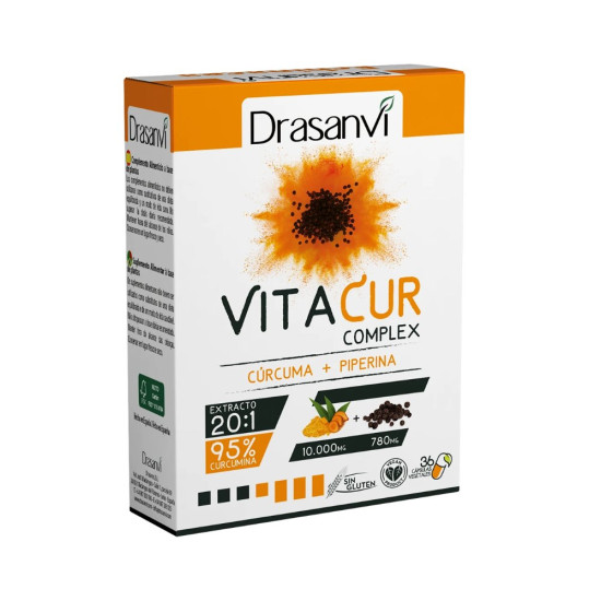 Vitacur Complex Turmeric with Piperine 36 capsules Drasanvi