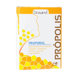 Propolis Oral Chewable with Liquorice and Vitamin C 30 tablets Drasanvi