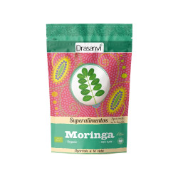 Moringa en Poudre Bio (Feuille de Moringa oleifera) 125 g Superalimentos Drasanvi
