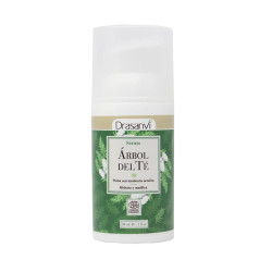 Tea Tree Face Serum for Combination and Oily Skin Cosmos Organic 30 ml Drasanvi