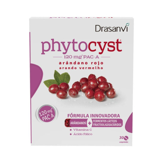Phytocyst Cranberry 40% PAC-A with Vitamin C 30 tablets Drasanvi