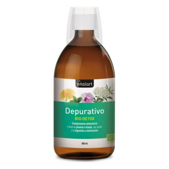 Depurativo Bio-Detox with Birch Sap and Bud Macerates 500 ml Organic Vitalart