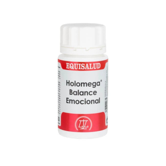 Holomega Balance Emocional with Ashwagandha, Rhodiola and Saffron 50 capsules Equisalud