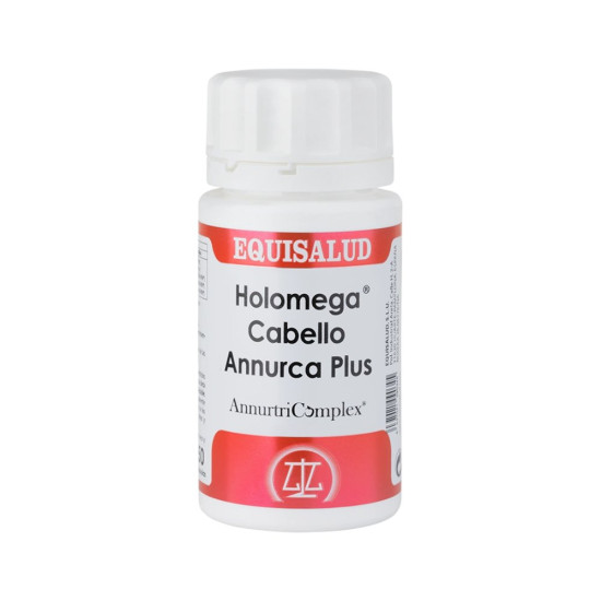 Holomega Cabello Annurca Plus Hair with Annurca Apple, Biotin, Zinc and Selenium 50 capsules Equisalud