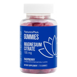 Magnesium Citrate Gummies Raspberry Flavour 75 gummies Nature's Plus
