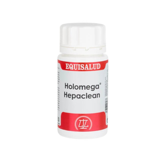Holomega Hepaclean with Milk Thistle, Artichoke, Boldo and Selenium 50 capsules Equisalud