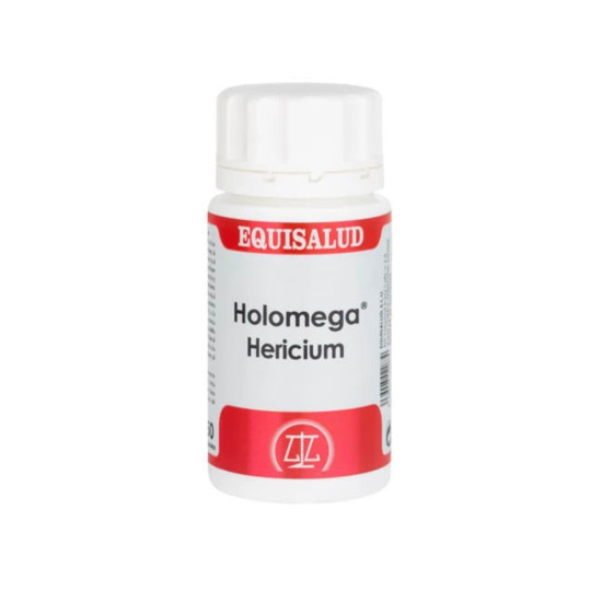 Holomega Hericium Hydne Hérisson à la L-Glutamine, Aloès Vera et Zinc 50 gélules Equisalud