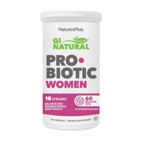Women's Probiotic GI Natural Probiotic Women with Cranberry 30 capsules Nature's Plus