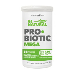 Probiòtic Alta Potència GI Natural Probiotic Mega 120.000 milions UFC 30 càpsules Nature's Plus