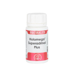 Holomega Superadrinol Plus à la Rhodiola, Ashwagandha et Éleuthérocoque 50 gélules Equisalud
