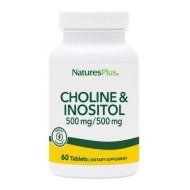 Choline et Inositol 500 mg Facteurs Lipotropes 60 comprimés Nature's Plus