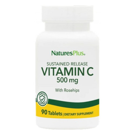 Vitamina C 500 mg amb Gavarrera Alliberament Sostingut 90 comprimits Nature's Plus