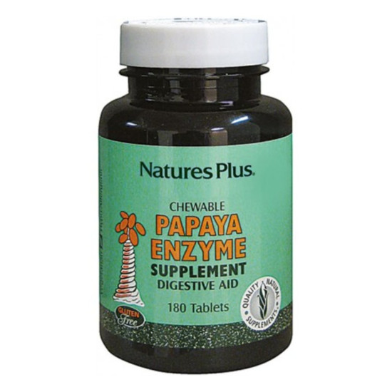 Papaya Enzyme Papaïne 180 comprimés à croquer Nature's Plus