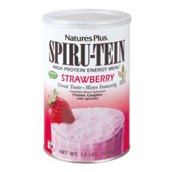 Spiru-tein Batut de Proteïna Vegetal amb Espirulina sabor Maduixa 544 g Nature's Plus