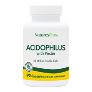 Acidophilus Lactobacillus acidophilus with Lemon Pectin 90 capsules Nature's Plus