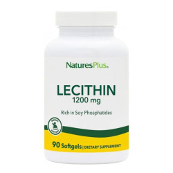 Lécithine de Soja non OGM 1200 mg 90 capsules molles Nature's Plus