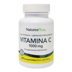 Vitamina C 1000 mg con Escaramujo Liberación Sostenida 60 comprimidos Nature's Plus
