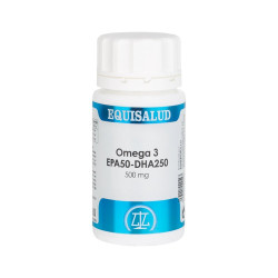 Oméga 3 EPA50-DHA250 Huile de Poisson Concentrée 60 capsules molles Equisalud