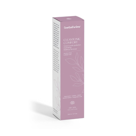 Cleantonic Comfort Cleanser and Toner for Dry Skin 200 ml Esential Aroms